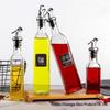 Leak-Proof Glass Oil Bottle - Kitchen Seasoning Container for Soy Sauce, Vinegar, or Wine, Customizable with Logo