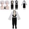 Stunning Demon Slayer Kimetsu No Yaiba Wind Pillar Sanemi Shinazugawa Cosplay Costume Set For Anime Enthusiasts