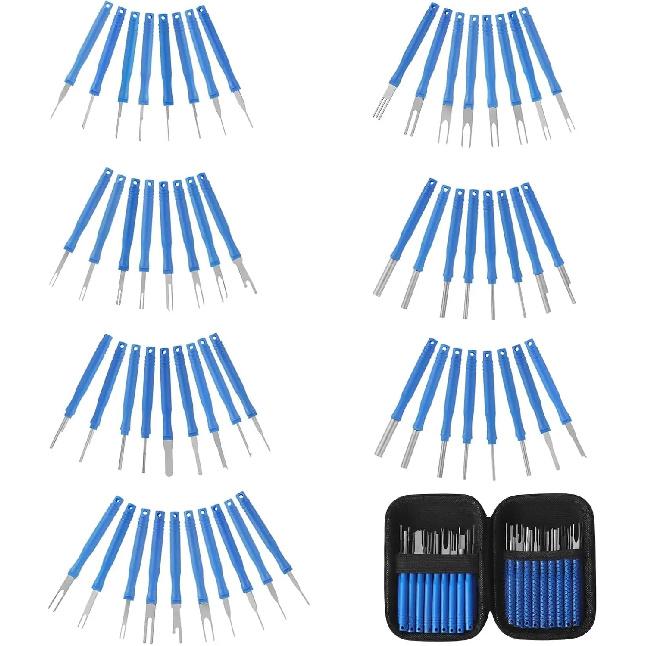 21Pcs Electrical Pin Removal Tool Kit Electrical Wire Connector Pin Release Tool, Automotive Terminal Release Kit for Household