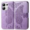 Butterfly Leather Flip Case For Xiaomi 15T Redmi Note 14S 14 Pro Plus 5G Poco X7 M7 F7 Ultra C85 15 15C A5 13X Wallet Cover