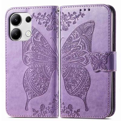 Butterfly Leather Flip Case For Xiaomi 15T Redmi Note 14S 14 Pro Plus 5G Poco X7 M7 F7 Ultra C85 15 15C A5 13X Wallet Cover