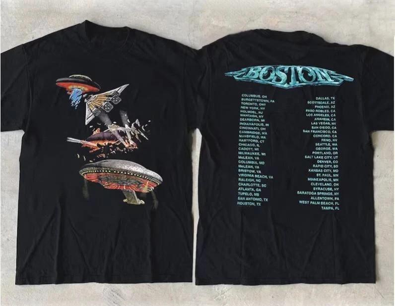 REPRINT Boston Rock Band 1987 Tour Concert T-Shirt All Size S-5XL XL