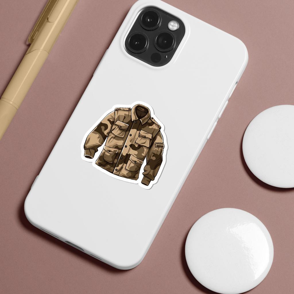 50 Cartoon Military Equipment Graffiti Stickers Mobile Phone Computer Waterproof Decorative Stickers Creative Stationery Stickers