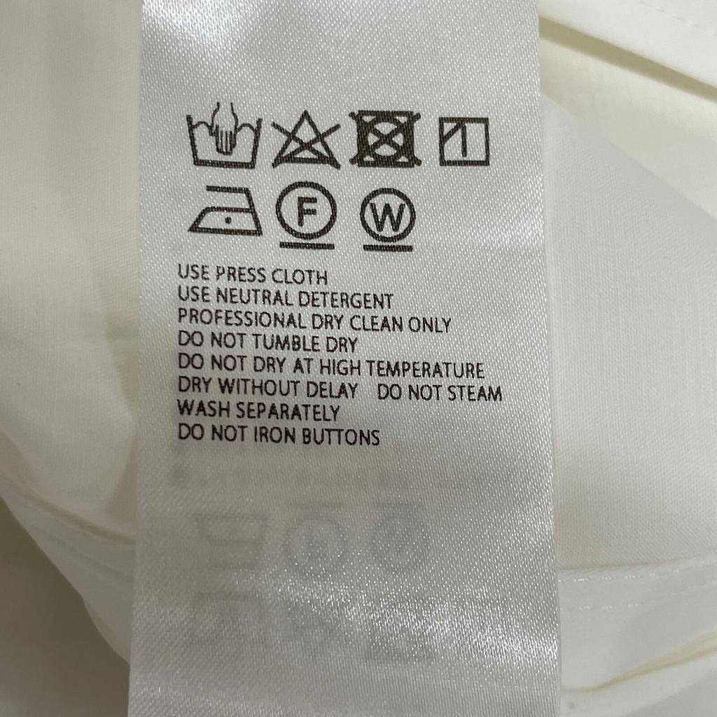 ADEAM 43324 White LeWitt Shirt Gathered Long Sleeve Shirt Tops 2 whiteUsed