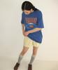 RONRON Rose Rrac Over Fit T Shirt Vintage Blue