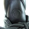 Ausgezeichnete LOUIS VUITTON Sneaker Arclight Linie schwarzes Leder Damen 41 Gebraucht