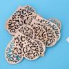 10pcs Hollow Love Hearts Shape Wooden Art Craft Decoration for Home Wedding
