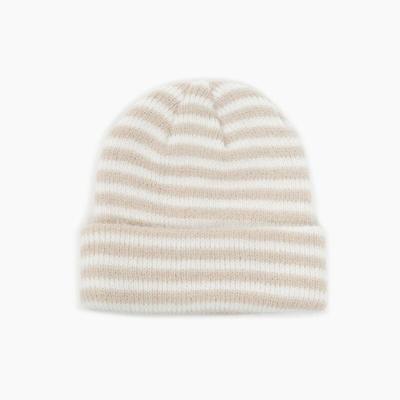 Striped Beanie Hat for Women and Men
