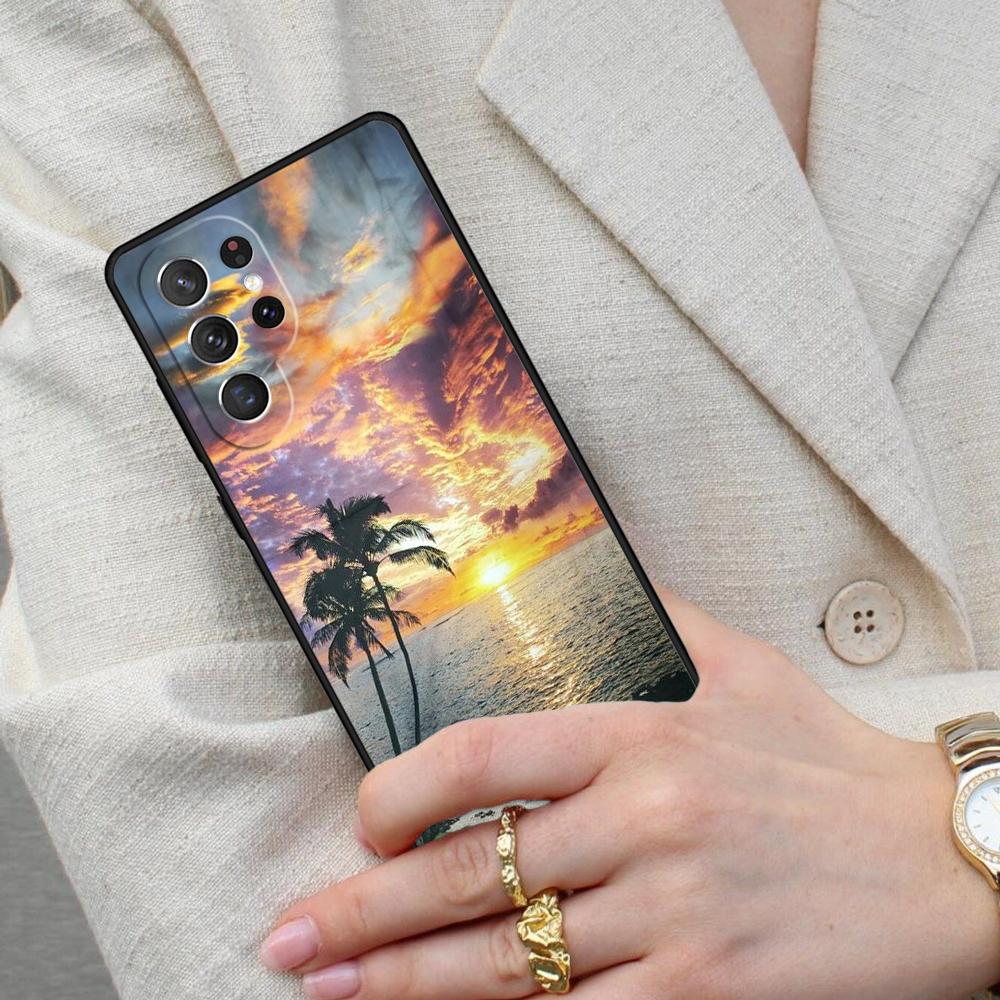 Summer Beach Love Cell Phone Case for Samsung Galaxy S26 Ultra S25 S24 S23 S22 S21 S20 Note10 Cover