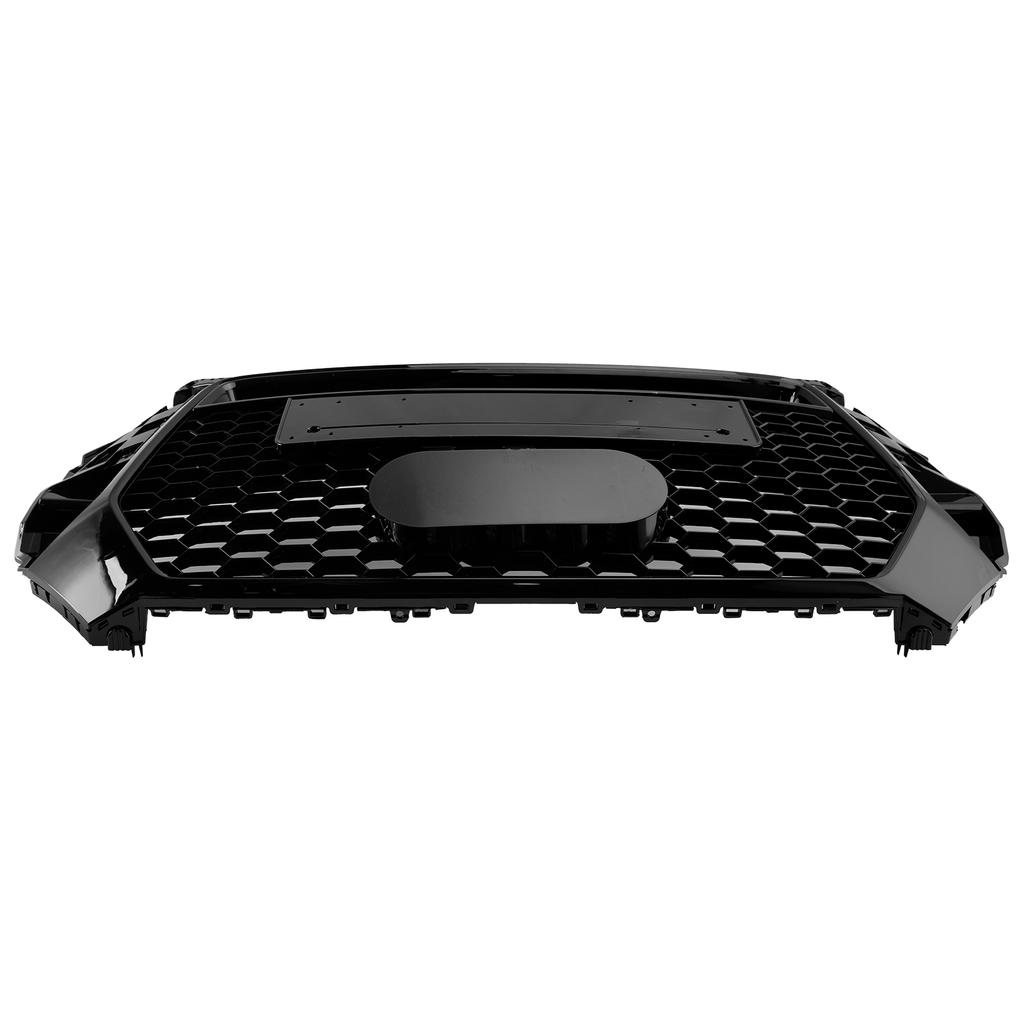 RSQ3 Style Front Honeycomb Grill Grille 8U0853653M Fit Q3 2016-2018 Gloss Black