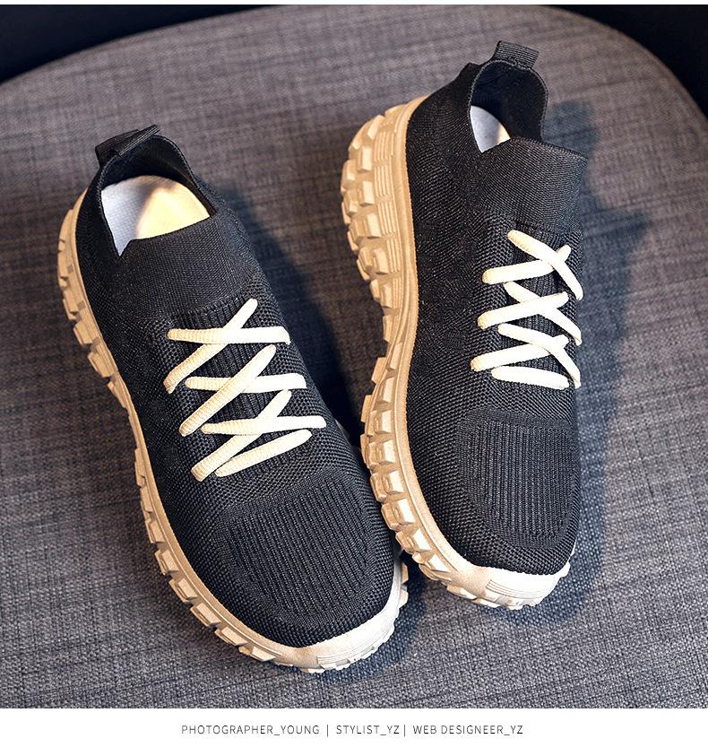 

Autumn new fly-woven mesh shoes fashion casual breathable women s shoes women s running sports shoes versatile comfortable casual 36