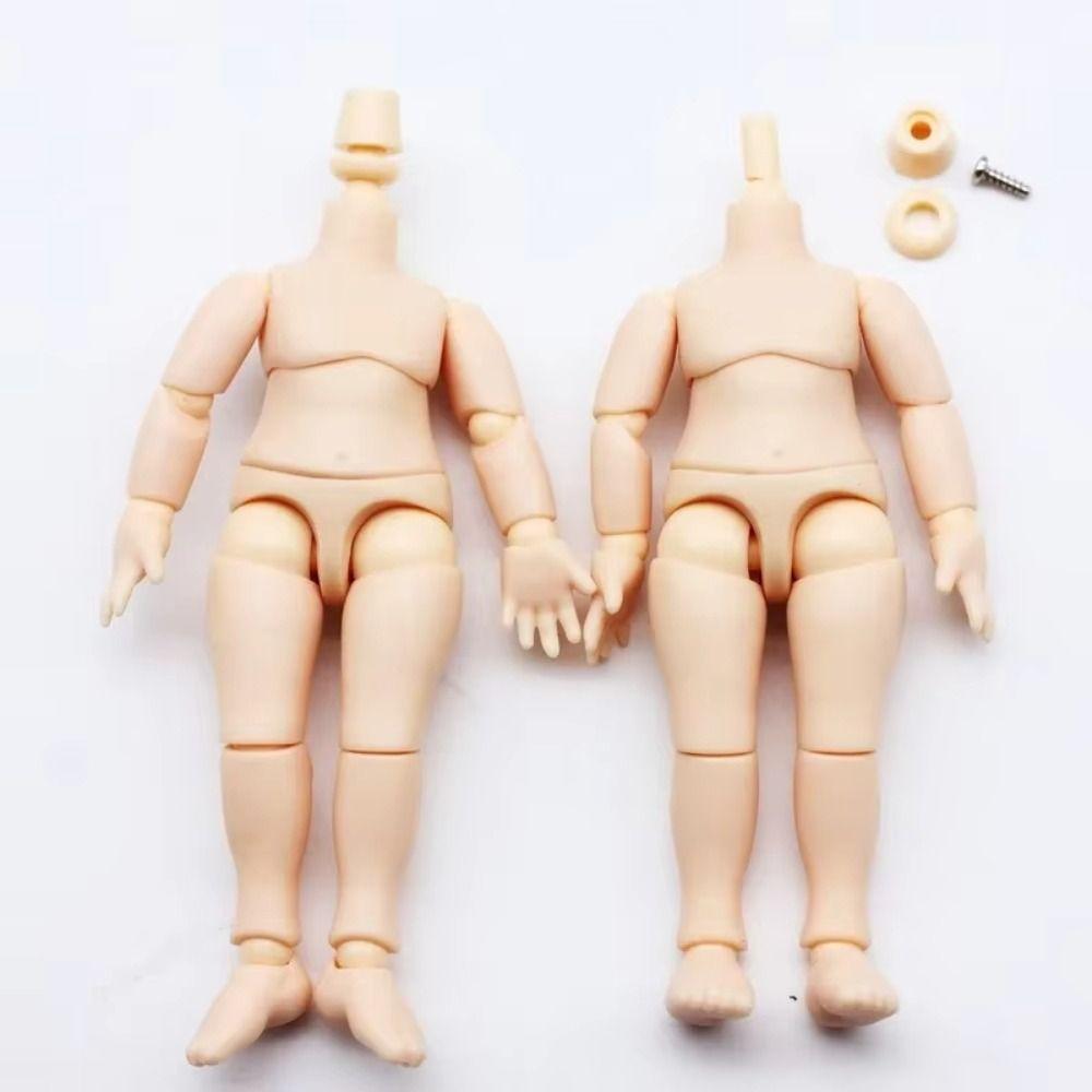 Moveable Joints Doll Model Body Multi-skinned Obitsu Doll Children Gift Ob11 Doll Body  DIY Toy