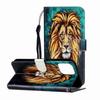 Male Lion Pattern Shockproof Card Slots PU Leather Wallet Case for iPhone,Samsung,Huawei,Xiaomi,Moto,Tecno,Google,Nokia,Oppo,ZTE,Blackview...