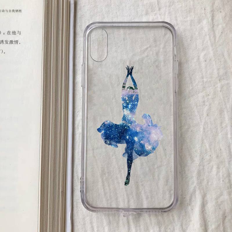 Ballerina Tanz Ballett Mädchen Handyhülle für iPhone 11 12 13 mini pro XS MAX 8 7 6 6S Plus X 5S SE 2020 XR Hülle