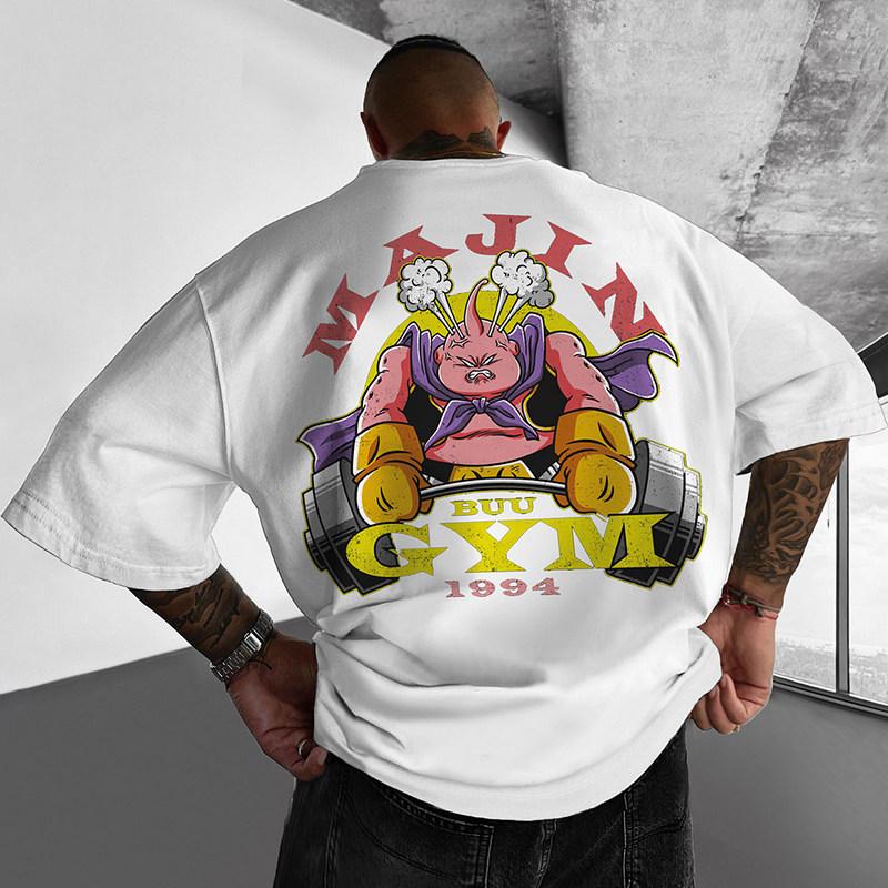 

Summer Anime DRAGON BALL Z Printed T-shirt Men s New Majin Buu Pattern Short Sleeved Oversized Loose Comfortable Anime Top S разноцветный