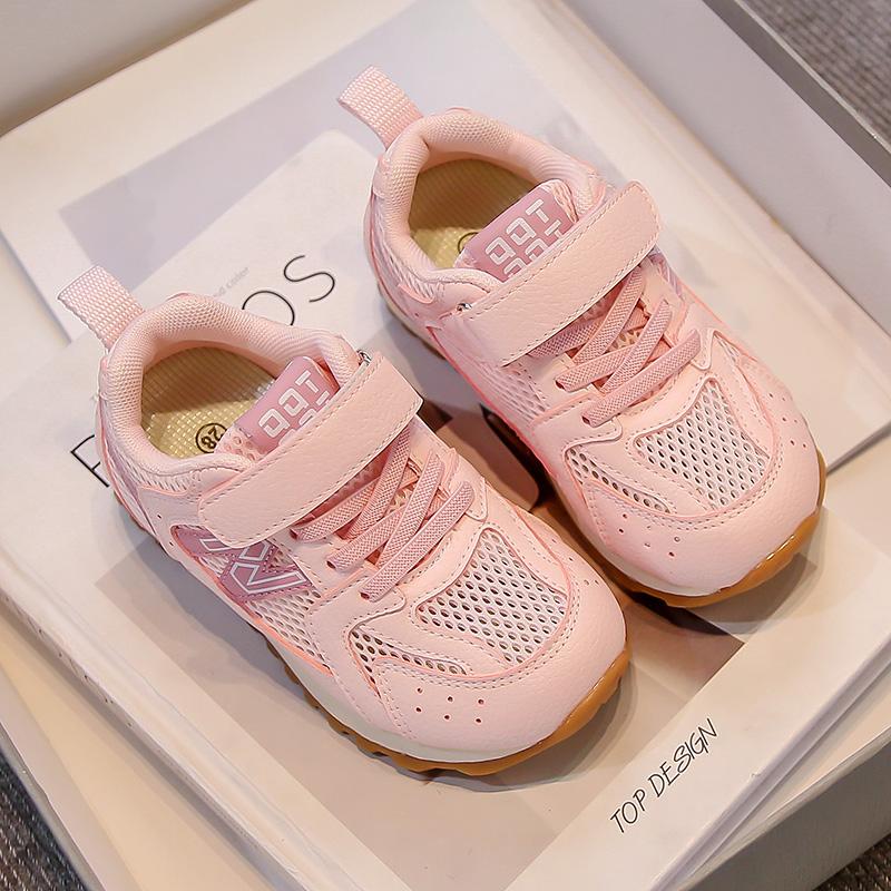 

Детская мода Four Seasons Дышащая повседневная обувь для детей Бег Спорт Студенты Девочки Трендовые удобные кроссовки для спортзала 26