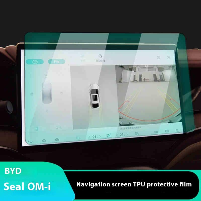 For BYD Seal 07 DMI TPU Protective Film for Central Control, Gear Shift, Windows - Anti-scratch Interior Upgrade Car Accessories