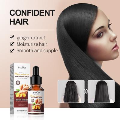 Ginger Hair Care Essence, Moisturizes and Smoothes Hair, Improves Frizzy and Split Ends, Moisturizes The Scalp, and Prevents Hair
