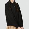PUMA Sweatshirts Women's Black Crew Neck Moderate Other 673570-01