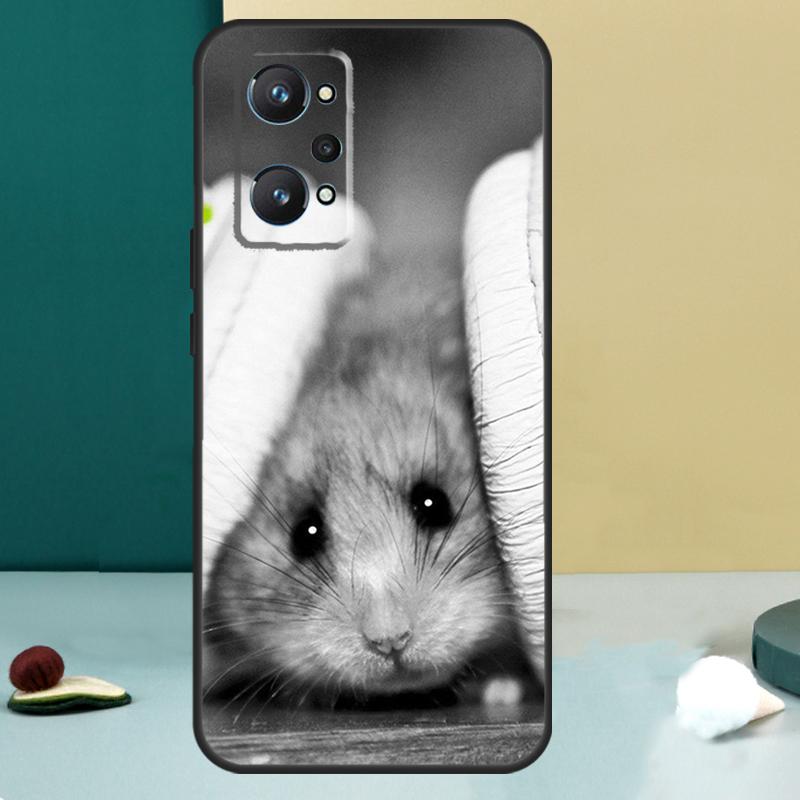 Cute Lovely Pet Hamster For Realme GT 7 Pro GT 5 6 6T C67 C61 C55 C53 C51 C21Y C25S C75 10 11 12 13 14 Pro Plus Case