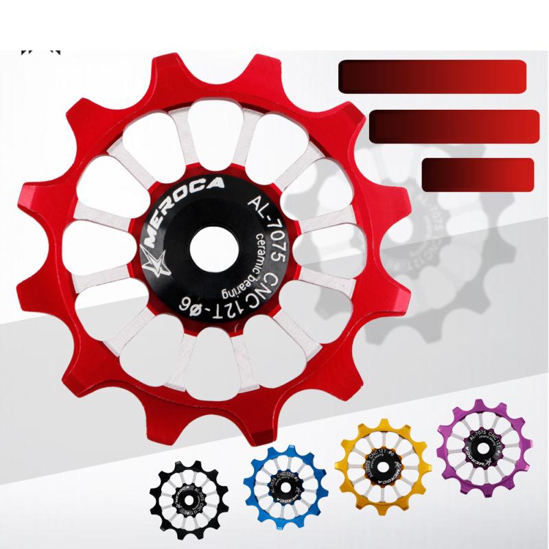 Keramiklager MTB Fahrrad Aluminiumlegierung Schaltwerkröllchen 12Z Rennrad Führungsrolle