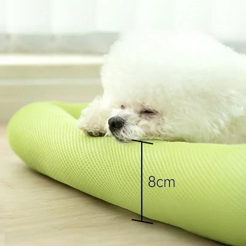 S-XL Summer Cooling Pet Cat Bed Cushion Ice Pad Dog Sleeping Square Mat for Puppy Dogs Cats Pet Kennel Top Quality Cool Cold