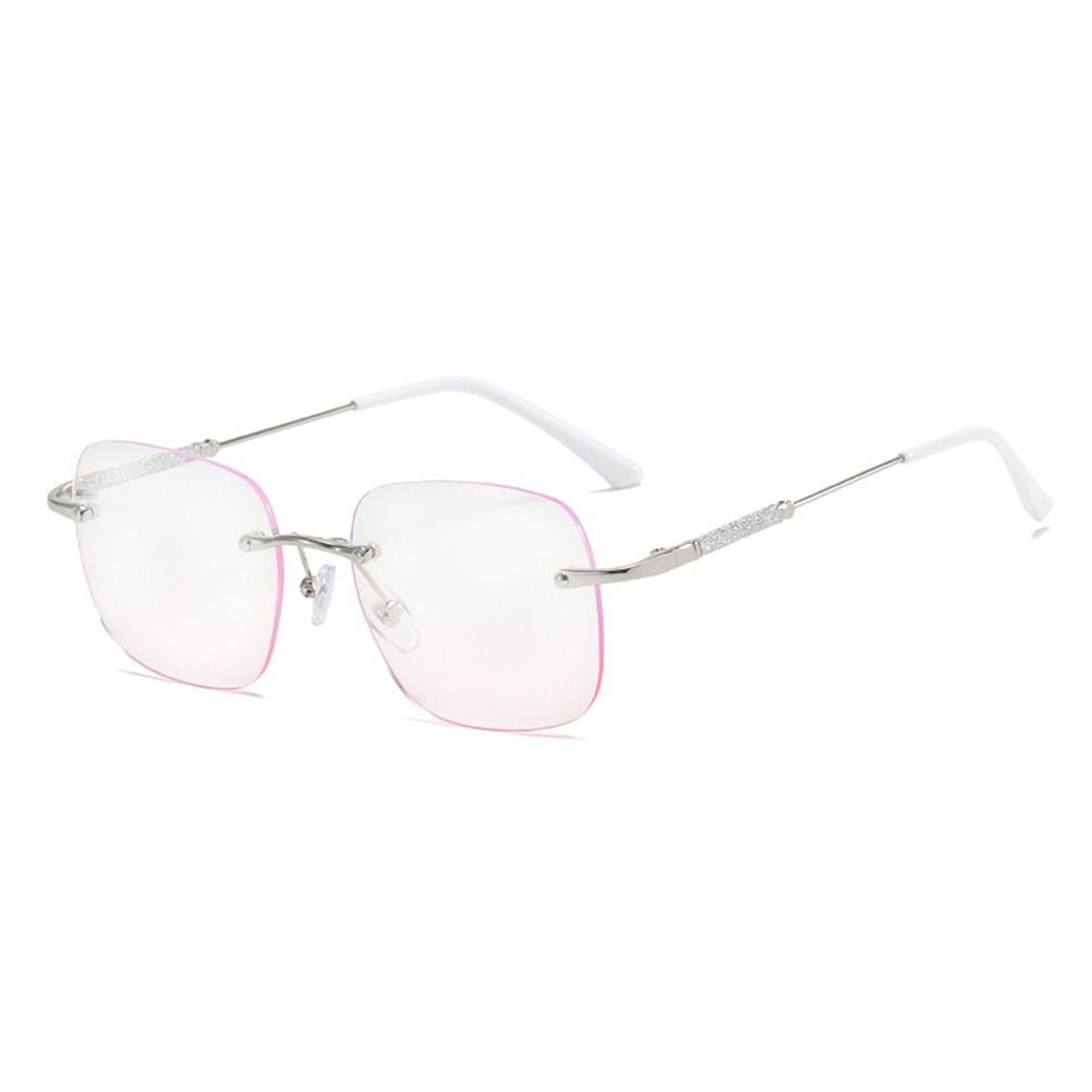 Blue Ray Blocking Anti-Blue Light Reading Glasses Ultralight Eye Protection Hyperopia Glasses Shiny Rhinestone Metal