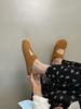 Spring new platform Boken shoes Korean version of casual style big head cute and ugly half-drag Muller shoes women's empty shoes women