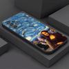 For Samsung Galaxy A56 Case A57 A55 5G A37 A17 A54 A52 A53 A34 A35 A32 A50 A72 A7 Cover Funny Oil Painting Van Gogh Starry Night