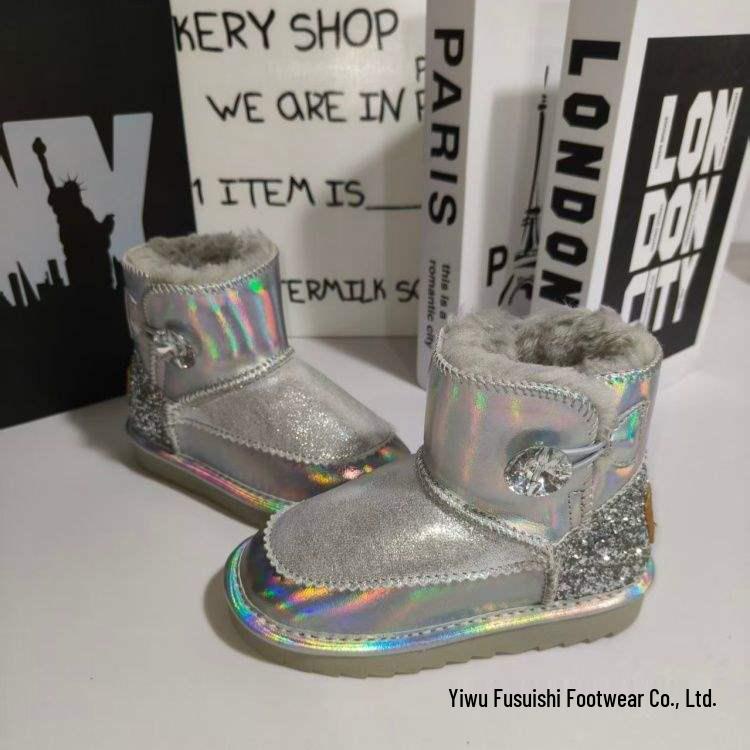 Clearance Children's Waterproof Snow Boots - New Winter Cotton Shoes for Girls and Babies