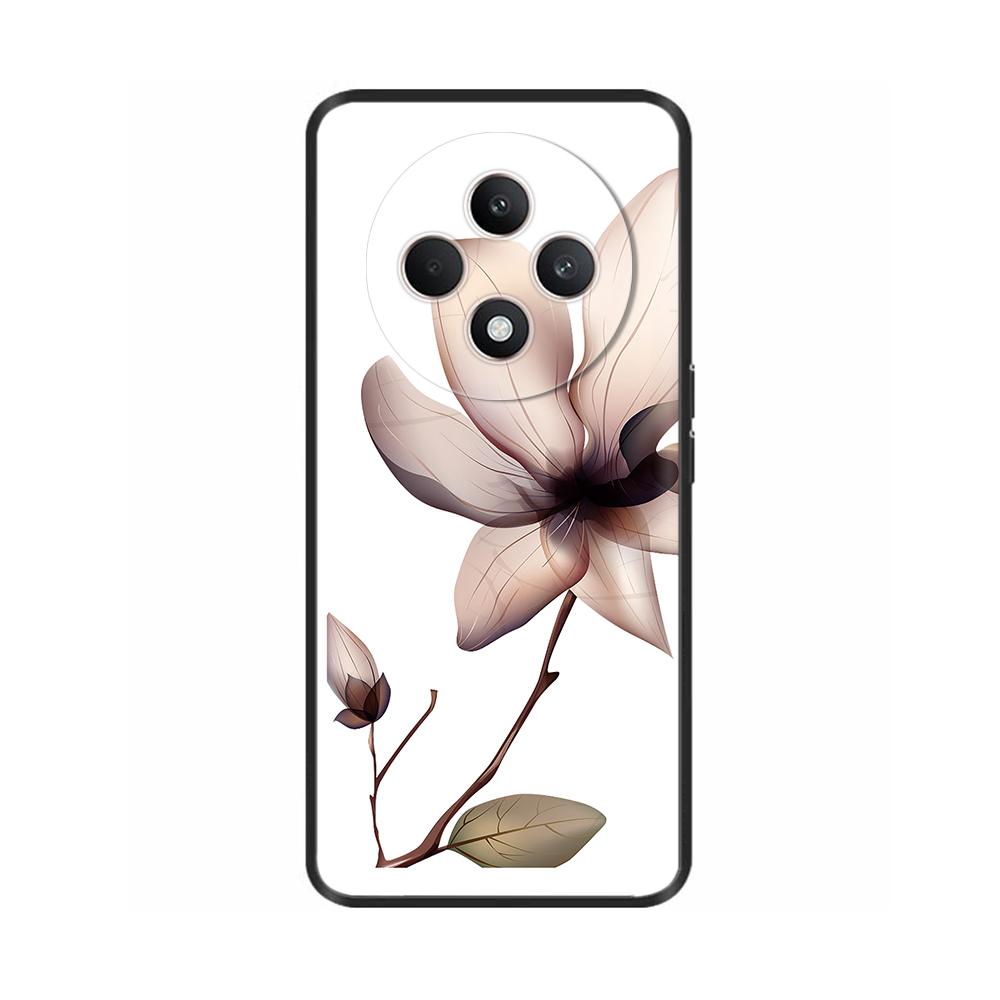 For Oppo Reno 12F 4G Case Reno12 F 5G Shockproof Cover Cute Painted Soft Black Silicone Phone Cases For OPPO Reno12F 4G 5G Coque