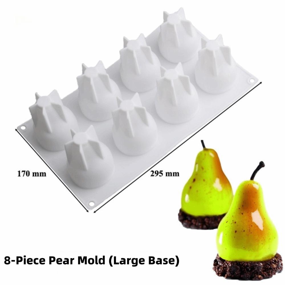 Pear Shape Pear Mold 3D Design Fondant Mold Cake Decorating French Mousse Cake Mold  Cake Making