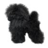Peluca de Práctica para Peluquería Canina de Cuerpo Entero Esqueleto Modelo Opcional De Fibra Sintética Lisa Para Peinar Y Recortar