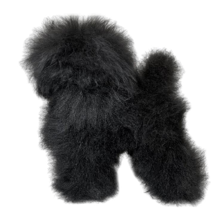Peluca de Práctica para Peluquería Canina de Cuerpo Entero Esqueleto Modelo Opcional De Fibra Sintética Lisa Para Peinar Y Recortar
