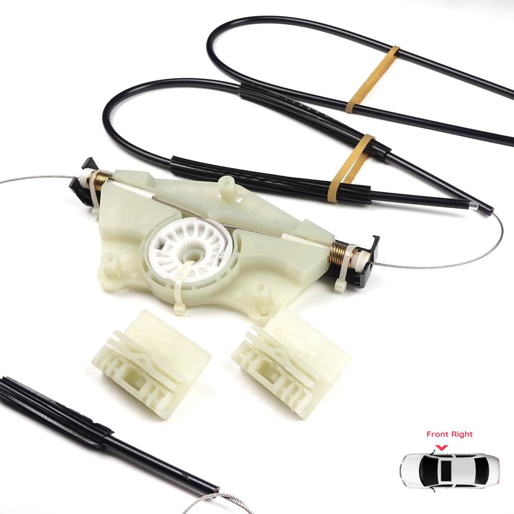 BWR325 Window Regulator Repair Kit Front Right Door for  A4 B6 8E2 8E5 B7 8EC 8ED Seat Exeo 3R2 3R5 4/5 Door 8E0837462