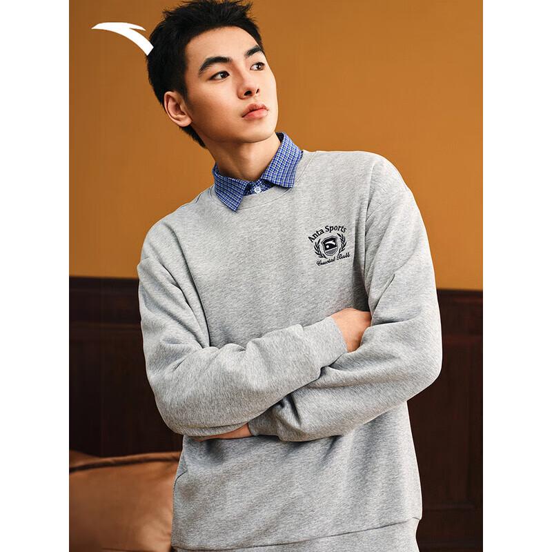Anta Unisex Fleece Lined Crewneck Sweatshirt
