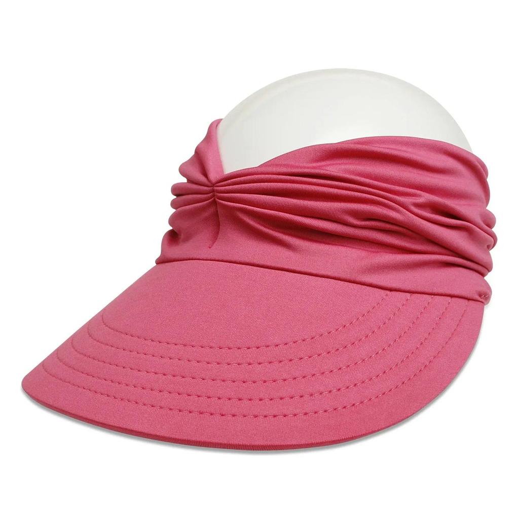2023 Women Sun Visor Empty Top Hat Wide Brim Summer UV Protection Beach Sport Cap Easy To Carry Travel Caps Fashion Beach Summer