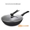 Lilang Maifan Stone Non-Stick Wok with Glass Lid