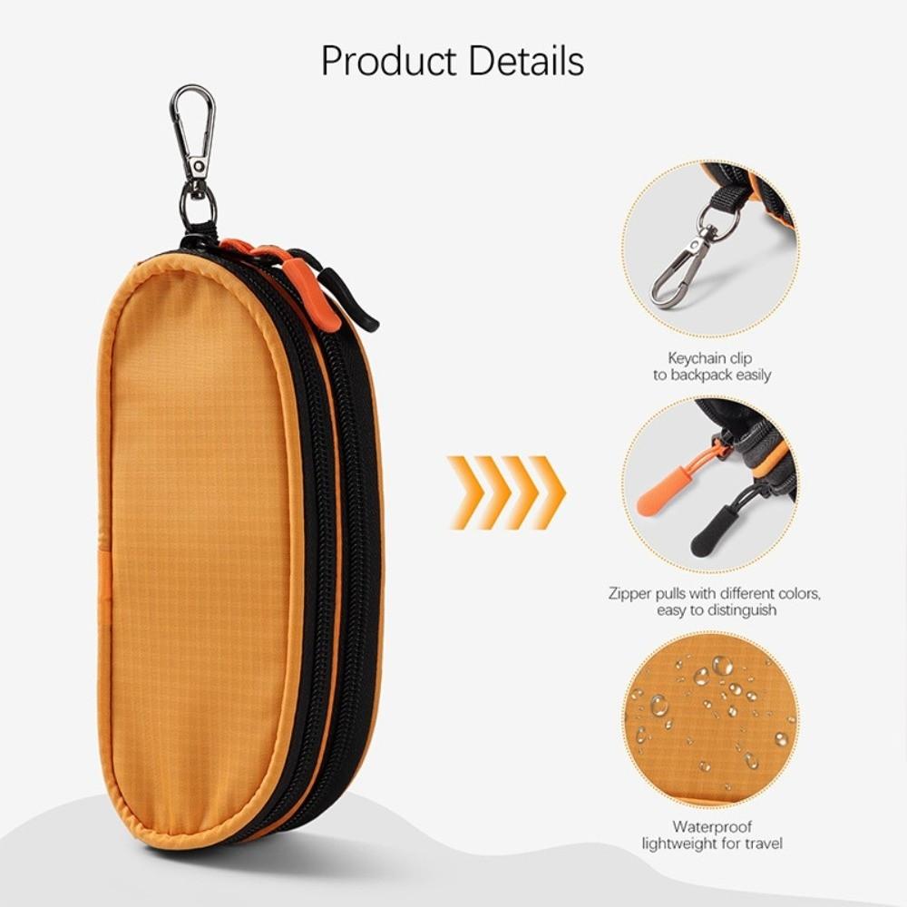 Dwupoziomowe etui na okulary przeciwsłoneczne Wytrzymała torba na okulary Przenośny organizer na pieniądze Podróże służbowe