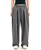 Descheuis Side-Pleated Balloon Fit Slacks_Charcoal