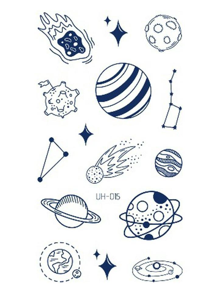 Ziołowe półtrwałe wodoodporne naklejki tatuażowe dla mężczyzn i kobiet