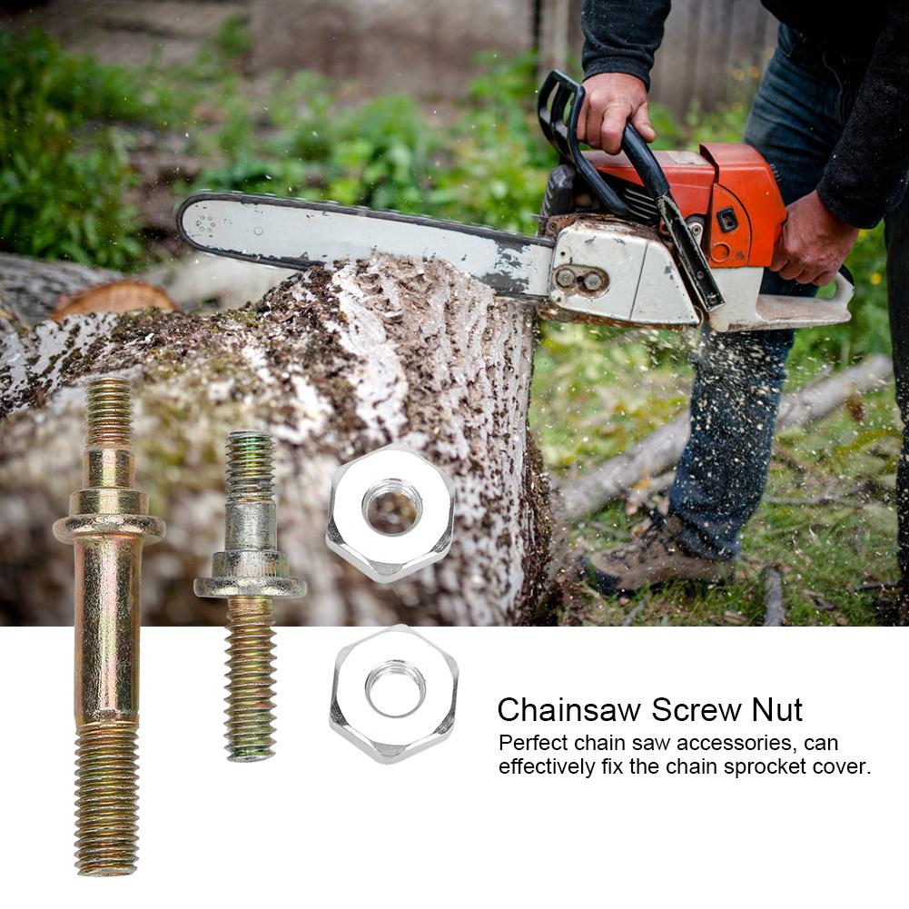 Chain Sprocket Cover Buffer Bolt Screw Nut Kit for Stihl 029 039 MS310 MS390 MS290 Chain Saw