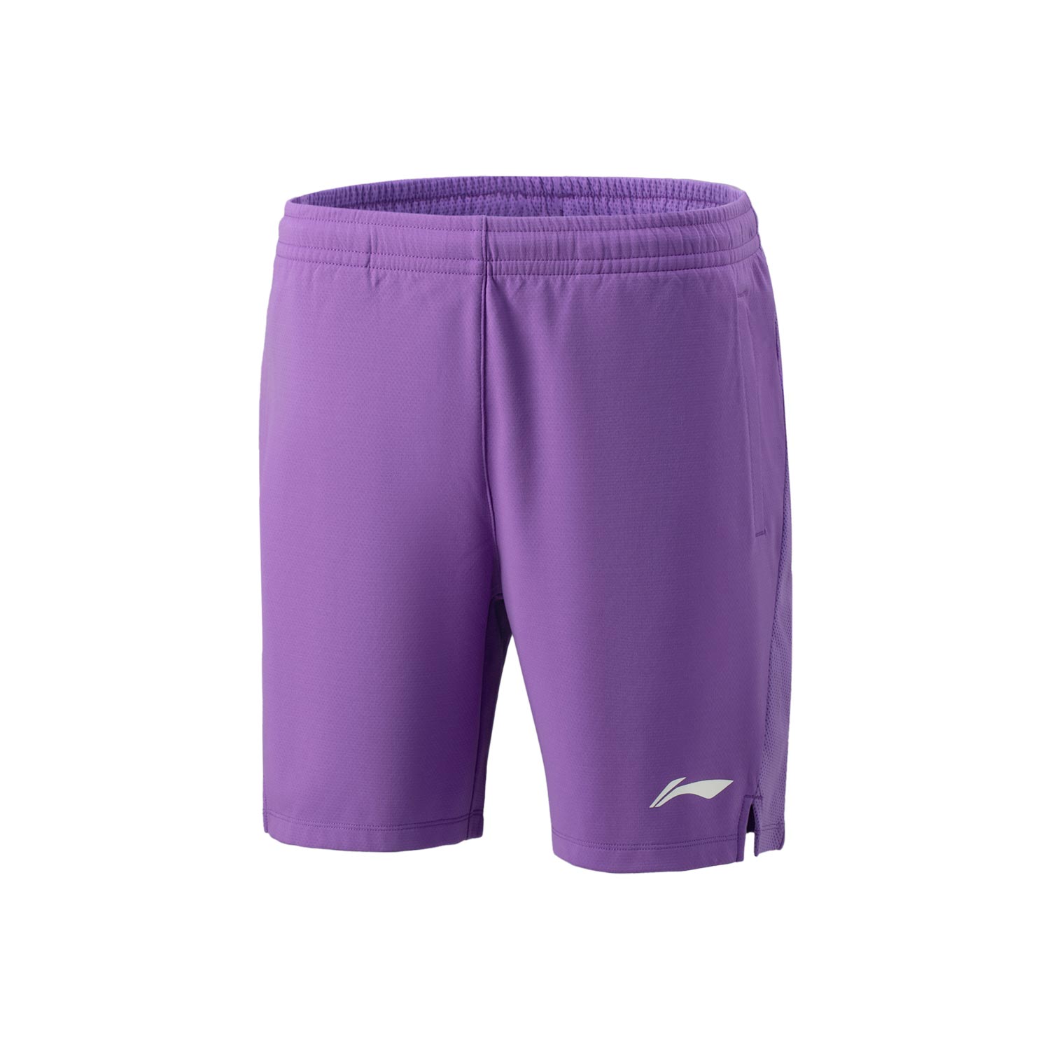 

Li Ning Badminton Series Solid Color Logo Mid Waist Comfortable Breathable Straight Casual Shorts Unisex Shorts Purple AAPV045-3 M