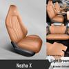 Neta X Full Leather Car Seat Cushion Cover - All-Season, Universal Fit