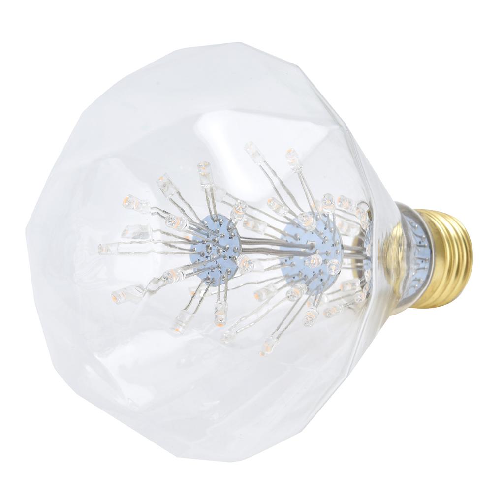Vintage Glass LED Light Bulb 3W E27 Antique Festive Decorative Round Bulb 85‑265V Warm Light
