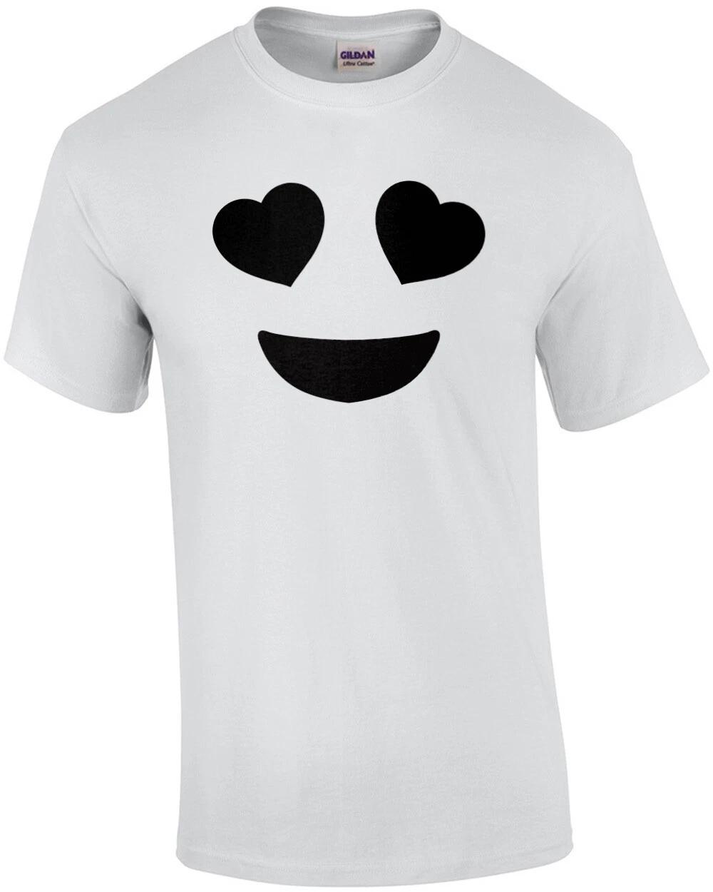 Heart Smile Face T-Shirt S