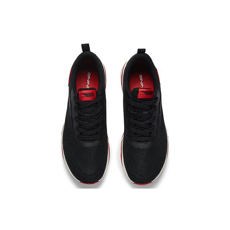 New Anta Running Collection Low Top Running Shoes Men's Black Red 112025515-1