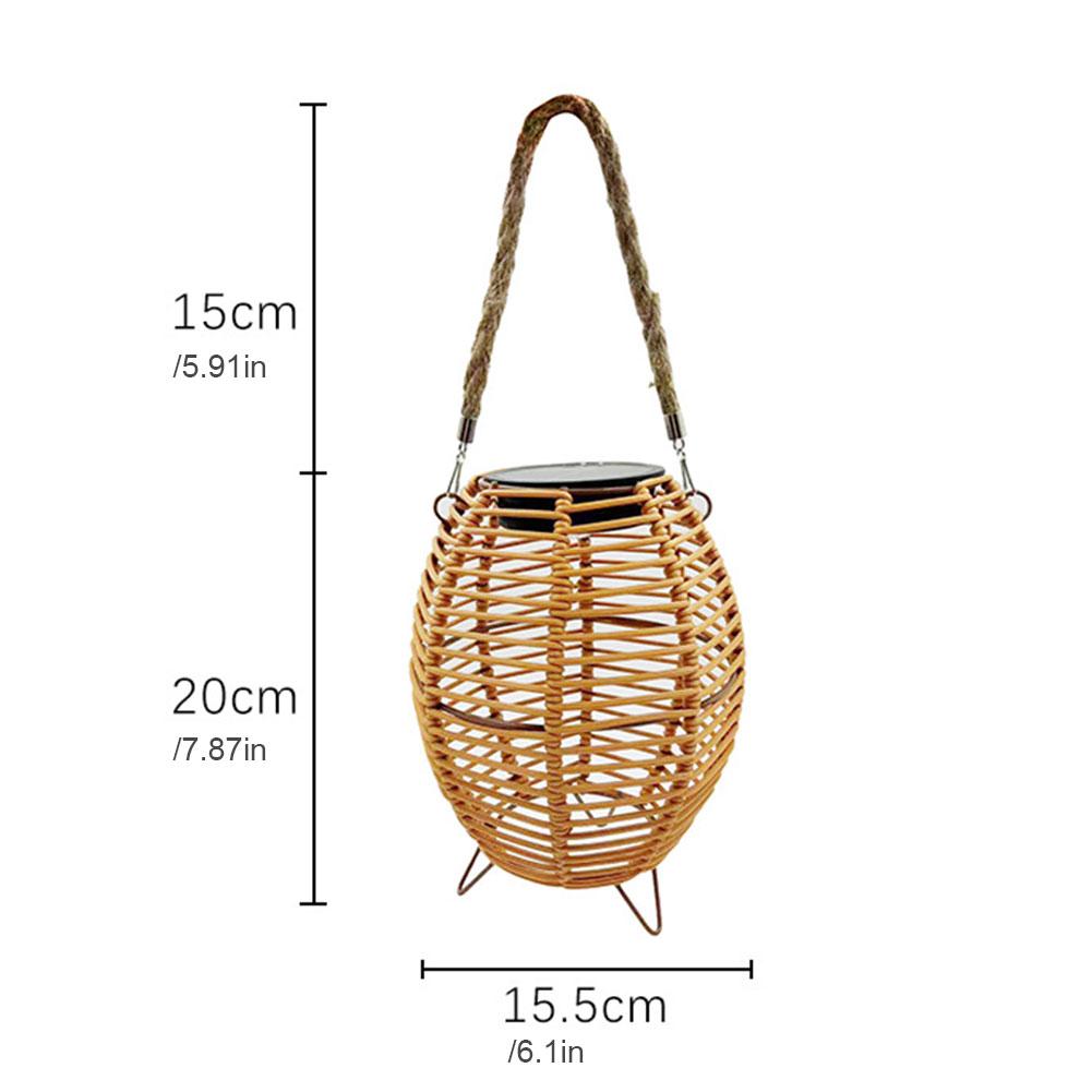 Solar Powered Hanging Lamp Multi-Function Rustic Lampshade Light IP44 Waterproof Solar LED Garden Lamp for Garden Yard Patio