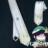 Genshin Impact Originalspiel Bard Windy Necktie Anime-Stil Krawatte für Jkdk Schulmode