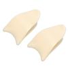 2pcs False Eyelashes Applicator Tool Curved Head Portable Lash Clip for Wear Eyelashes White
